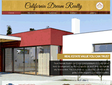 Tablet Screenshot of caldreamrealty.com